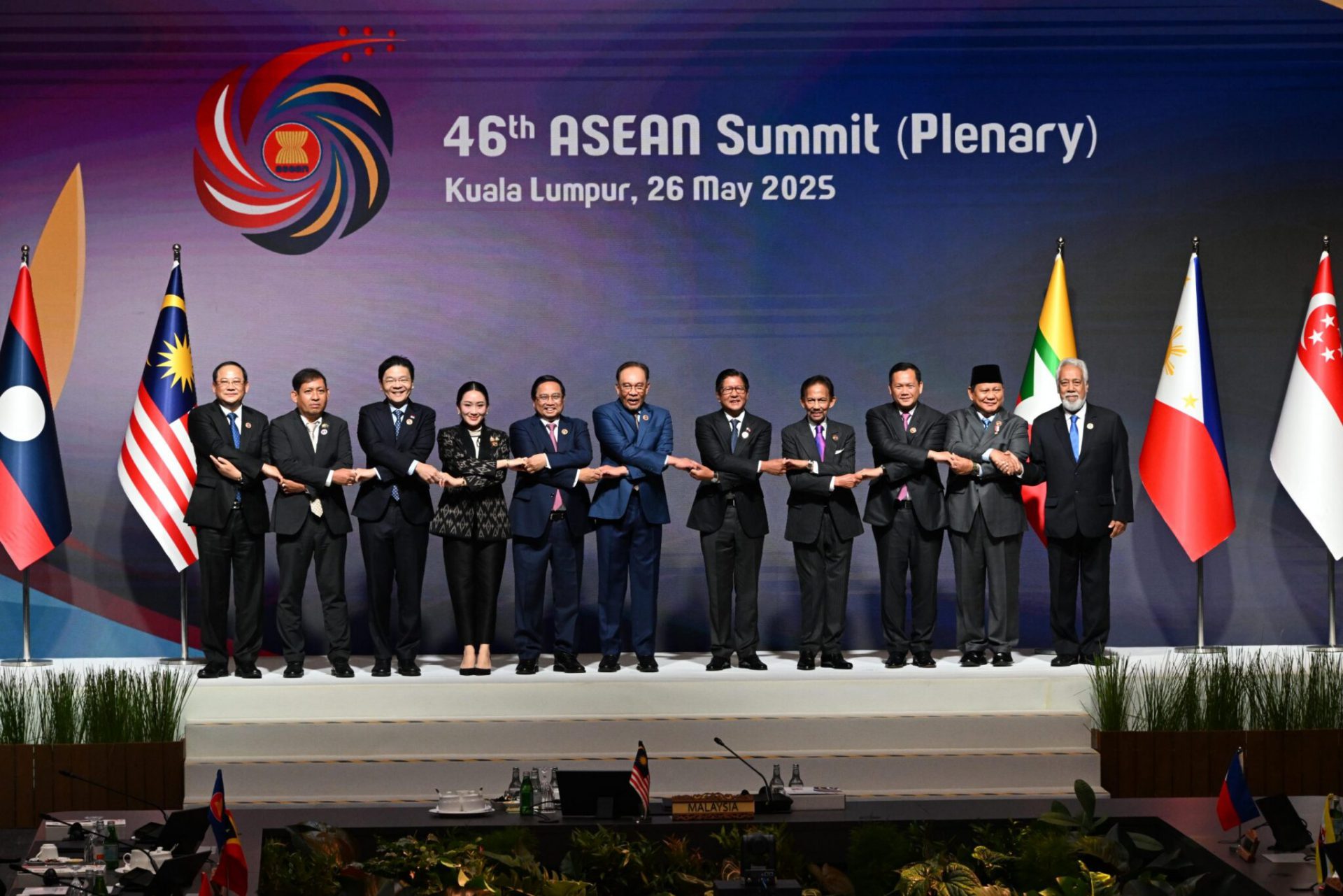 Support Peace & Understanding asean 46th summit kuala lumpur